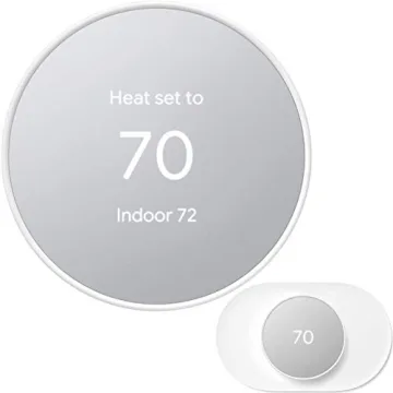 Google Nest Thermostat - Smart Programmable WiFi Home Thermostat - Snow