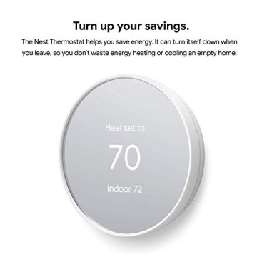 Google Nest Thermostat Smart Energy Saver for Home Comfort