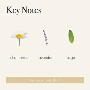 LAFCO New York Signature Reed Diffuser, Chamomile Lavender - 15 oz - Up to 9 Months Fragrance Life - Reusable, Hand Blown Glass Vessel - Natural Wood Reeds - Made in The USA