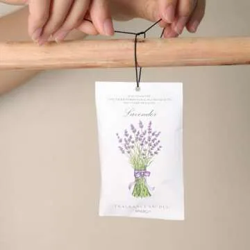 MYARO 12 Packs Lavender Scented Sachets Air Freshener for Drawer and Closet, Long-Lasting Sachets Bags Drawer deodorizers Fresh Scents, Home Fragrance for Lover