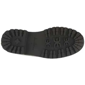 Sam Edelman Elayna Combat Boot Black Leather 8 Medium