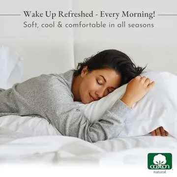 California Design Den Standard Queen Size Pillowcase Set - 400 Thread Count, 100% Cotton Sateen, Set of 2 Pillow Covers, Breathable, Cooling, Soft for Quality Sleep - Bright White