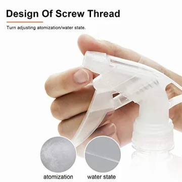 Woaiwo-q 16oz Plastic Spray Bottles for Cleaning Solutions