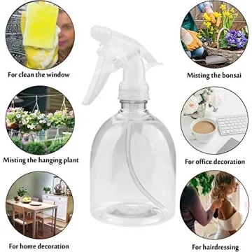 Woaiwo-q 16oz Plastic Spray Bottles for Cleaning Solutions