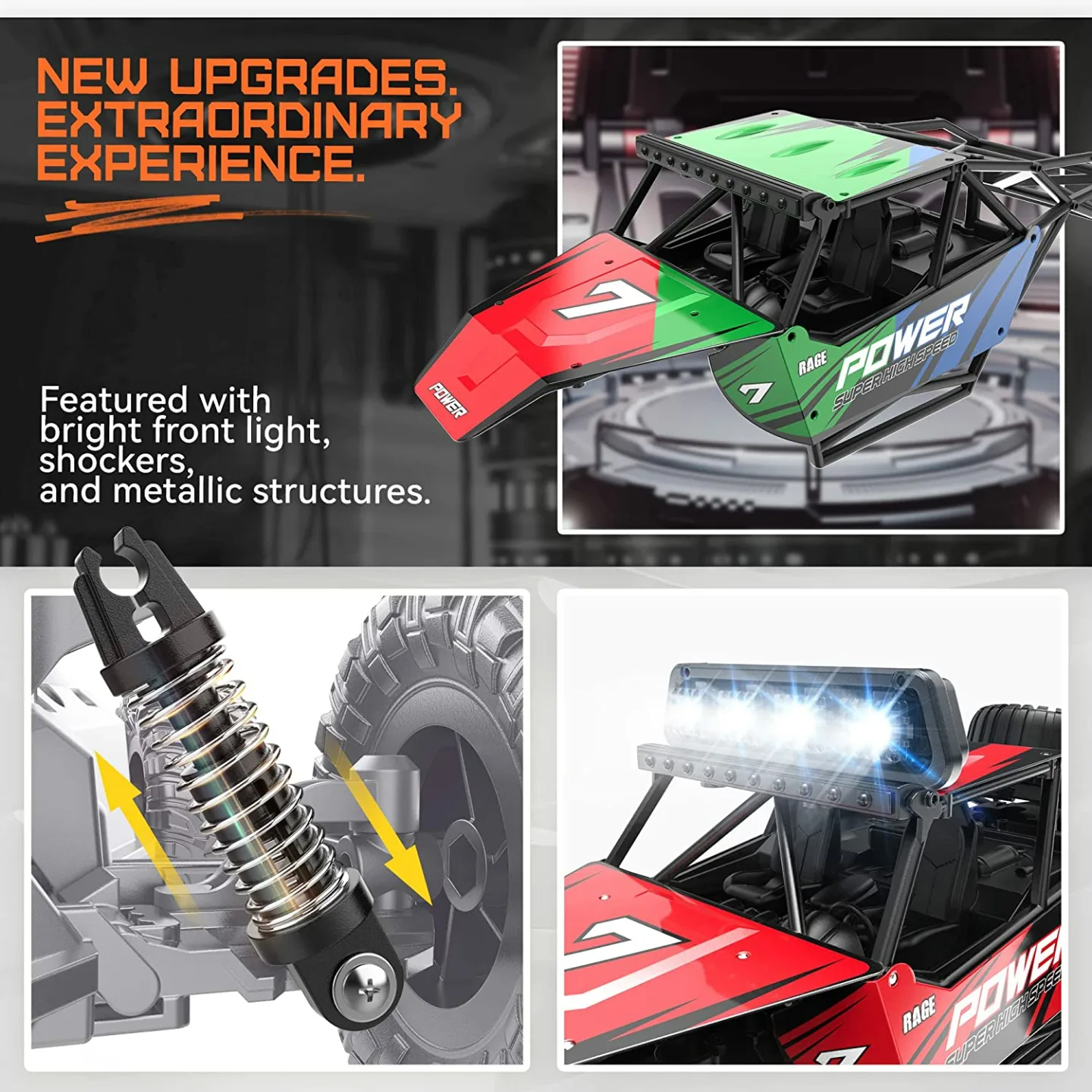 BEZGAR TB141 RC Car - Fast 1:14 Off Road Truck