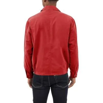 London Fog Men's Auburn Zip-Front Golf Jacket (Regular & Big-Tall Sizes), Chili, Small