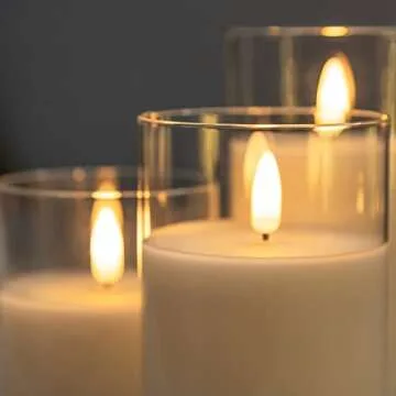 Realistic Flameless Candles with Remote Control for Ambiance