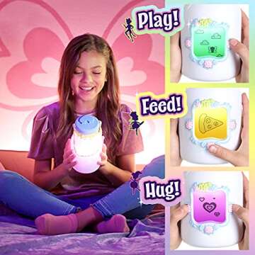 Got2Glow Fairies Got2Glow Fairy Finder - Electronic Fairy Jar Catches 30+ Virtual Fairies - Got to Glow (Pink)