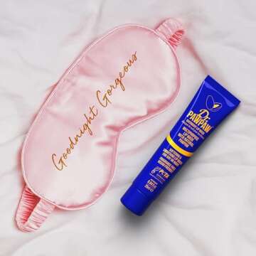 Dr. PawPaw Multipurpose Overnight Lip Mask - Lip Sleeping Mask with Peptides - Natural Lip Moisturizer for Plumper Lip - Cruelty Free - 0.84 oz