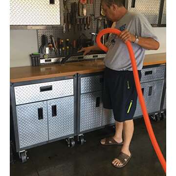 Cen-Tec Systems Industrial Hose Reel with 50 Ft Hose