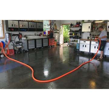 Cen-Tec Systems Industrial Hose Reel with 50 Ft Hose