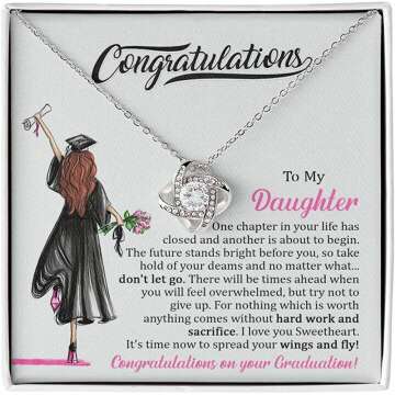 Daughter's Graduation Necklace - A Gift of Pride!