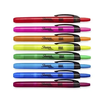 SHARPIE Retractable Highlighters for Bright Note-Taking