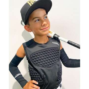 COOLOMG Youth Baseball Chest Protector for Ultimate Safety