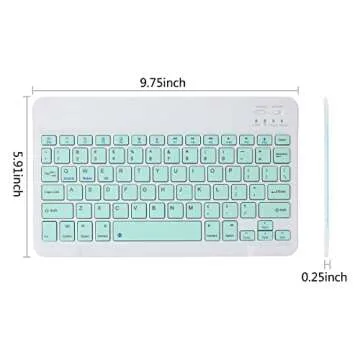 Ultra-Slim Bluetooth Keyboard for iPad & Samsung Devices