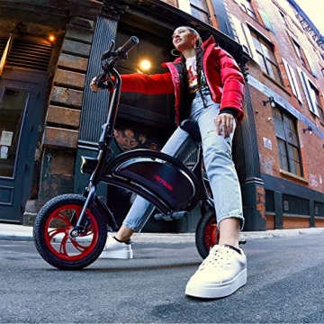 Jetson Bolt Electric Bike with Foot Pegs and Easy Folding