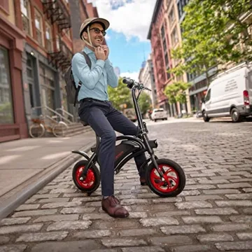 Jetson Bolt Electric Bike with Foot Pegs and Easy Folding