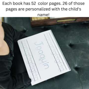 Personalized Kids Coloring Book - Custom Gift for Creativity