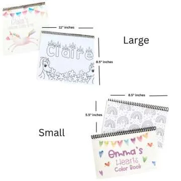 Personalized Kids Coloring Book - Custom Gift for Creativity