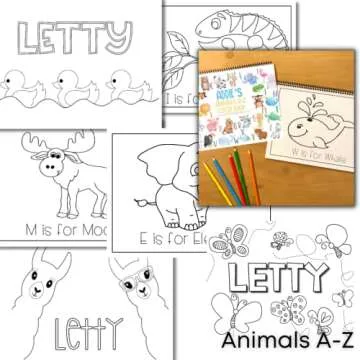 Personalized Kids Coloring Book - Custom Gift for Creativity