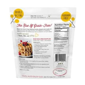 Otto's Naturals - Baking Powder, Gluten-Free, Grain-Free, Nut-Free Baking Powder for Cooking & Bakin...