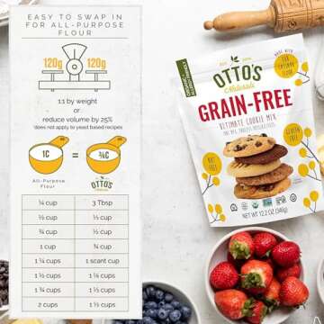 Otto's Naturals - Baking Powder, Gluten-Free, Grain-Free, Nut-Free Baking Powder for Cooking & Baking, Certified Paleo & Non-GMO Verified, 8 Oz