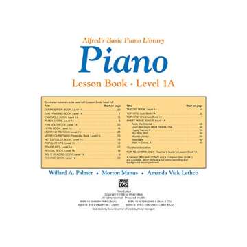 Alfred's Basic Piano Library Lesson Book, Bk 1A: Book & CD (Alfred's Basic Piano Library, Bk 1A)