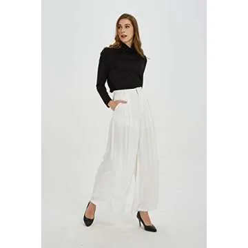 Tronjori Women High Waist Palazzo Pants for Every Occasion