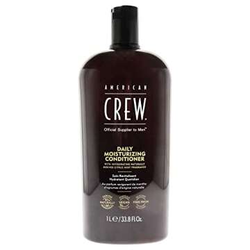 American Crew Men's Daily Moisturizing Conditioner for Soft, Manageable Hair, Naturally Derived, Veg...