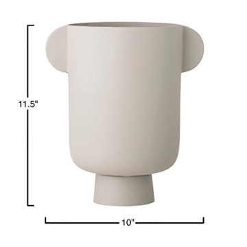 Bloomingville Stylish Matte Beige Indoor Plant Pot