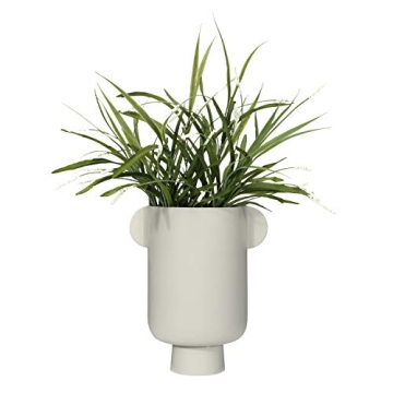 Bloomingville Stylish Matte Beige Indoor Plant Pot