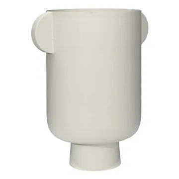 Bloomingville Stylish Matte Beige Indoor Plant Pot