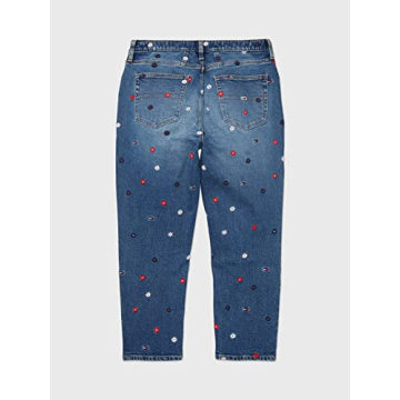 Tommy Hilfiger Adaptive Women's Embroidery Jeans Medium Wash