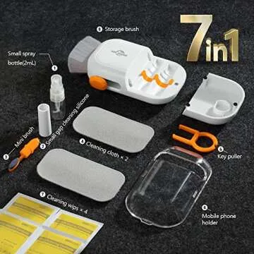 Compact 7-in-1 Laptop Cleaner Kit for All Devices