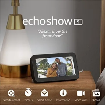 Echo Show 5 (2nd Gen) Smart Display with Alexa Charcoal