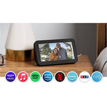 Echo Show 5 (2nd Gen) Smart Display with Alexa Charcoal