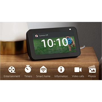 Echo Show 5 (2nd Gen) Smart Display with Alexa Charcoal