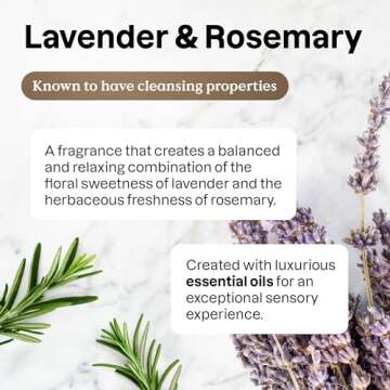 ATTITUDE All Purpose Cleaner, EWG Verified Multi-Surface Products, Vegan, Naturally Derived Multipurpose Cleaning Spray, Lavender and Rosemary, 16 Fl Oz