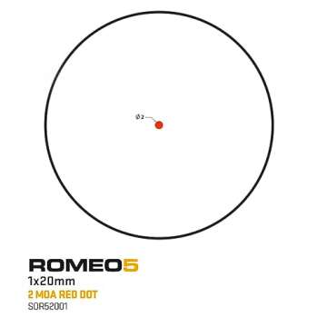 SIG SAUER Romeo5 Tactical Red Dot Sight for Precision Shooting