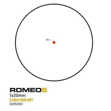 SIG SAUER Romeo5 Tactical Red Dot Sight for Precision Shooting