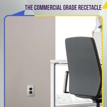 Commercial Grade ENERLITES Tamper-Resistant Outlet - 15A