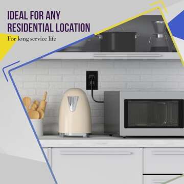 Commercial Grade ENERLITES Tamper-Resistant Outlet - 15A