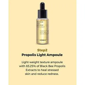 COSRX Honey Glow Kit, Korean Skin Care Set with Propolis Facial Toner, Serum, & Cream, Mini Travel Essentials, Deep Moisture, Hydration, Nourishment, Travel Size Gift Set, Korean Skin Care