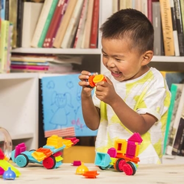 Battat Bristle Blocks Building Toys for Kids 80 pcs