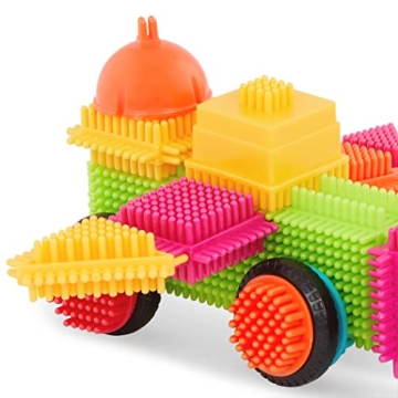 Battat Bristle Blocks Building Toys for Kids 80 pcs