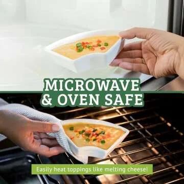 Chef Tacos Ceramic Taco Serving Platter for Parties