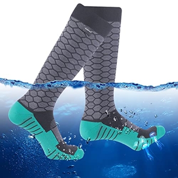 RANDY SUN Waterproof Fishing Socks for Fishing & Hiking, Knee Length Gear