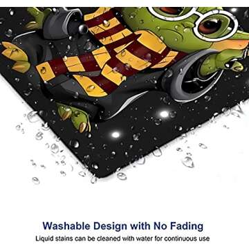 Mouse Pad Baby Yoda Mousepad Cute Mouse Pads Square Waterproof Computer Mouse Mat Non-Slip Rubber Base MousePads for Gaming Office Laptop PC Men Women，9.5x7.9X 0.12Inch