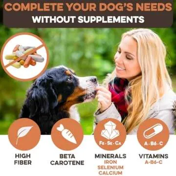 Sweet Potato Slices For Dogs - Single Ingredient Grain Free Dog Treats, Best High Anti-Oxidant Healthy 100% Natural Thick Cut Dried Sweet Potato Dog Treats With No Added Preservatives (2lb)
