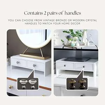 Elegant WELLAND Monitor Stand Riser with Drawers